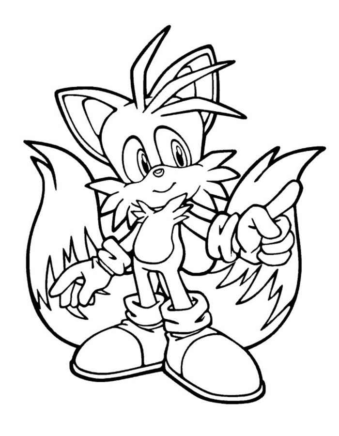 Sonic The Hedgehog Coloring Pages