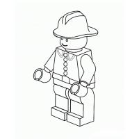 Lego Police coloring pages