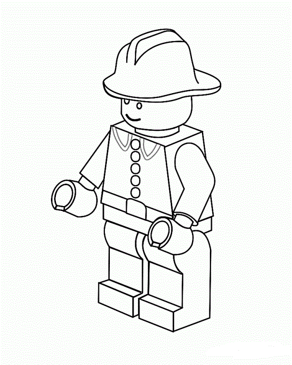 lego police coloring pages