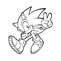 Super Sonic coloring pages