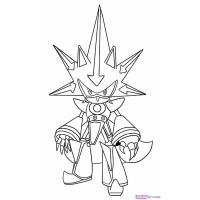 Super Sonic coloring pages