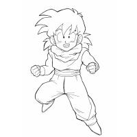 Goku coloring pages