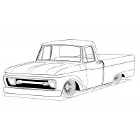 Ford trucks coloring pages