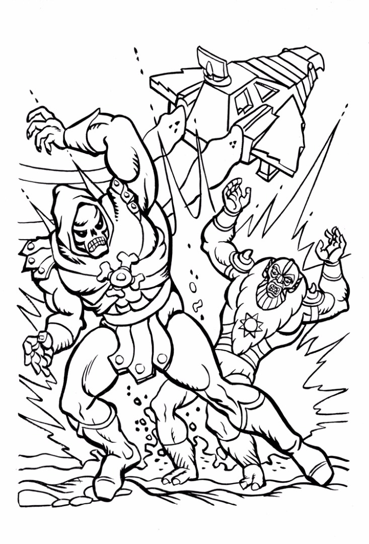 He man coloring pages.