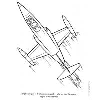 Jet coloring pages