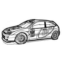 Chevy cars coloring pages