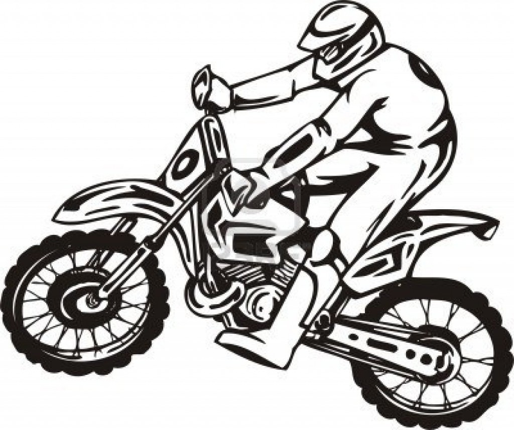 motocross coloring pages