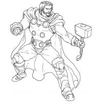 Thor coloring pages