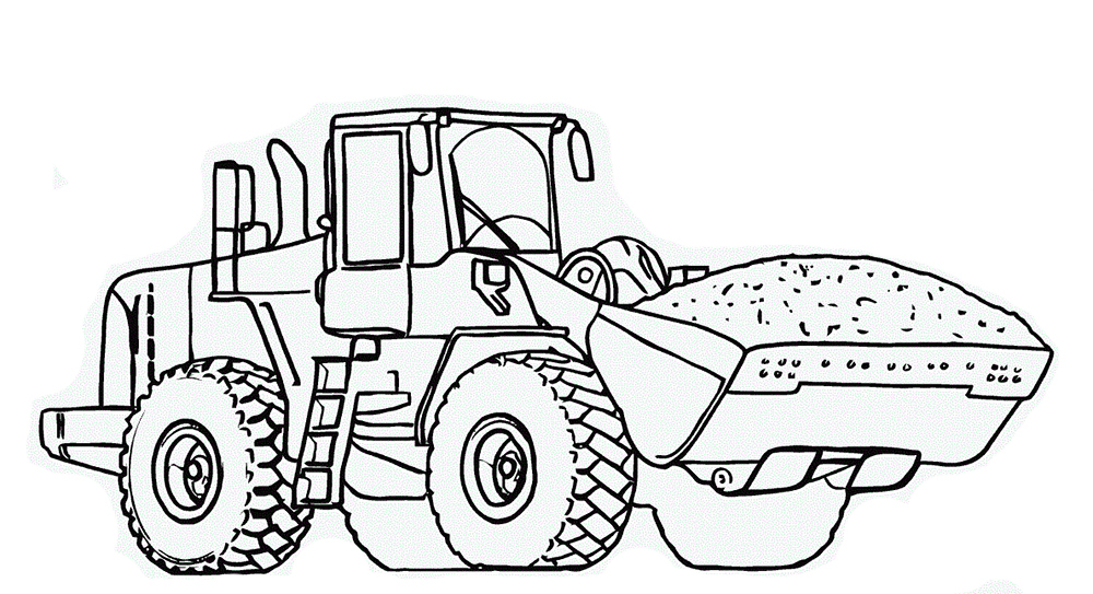 Dump Truck Coloring Pages