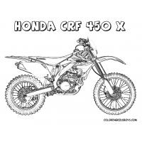 Motorbike coloring pages