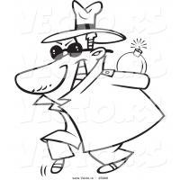 Spy coloring pages