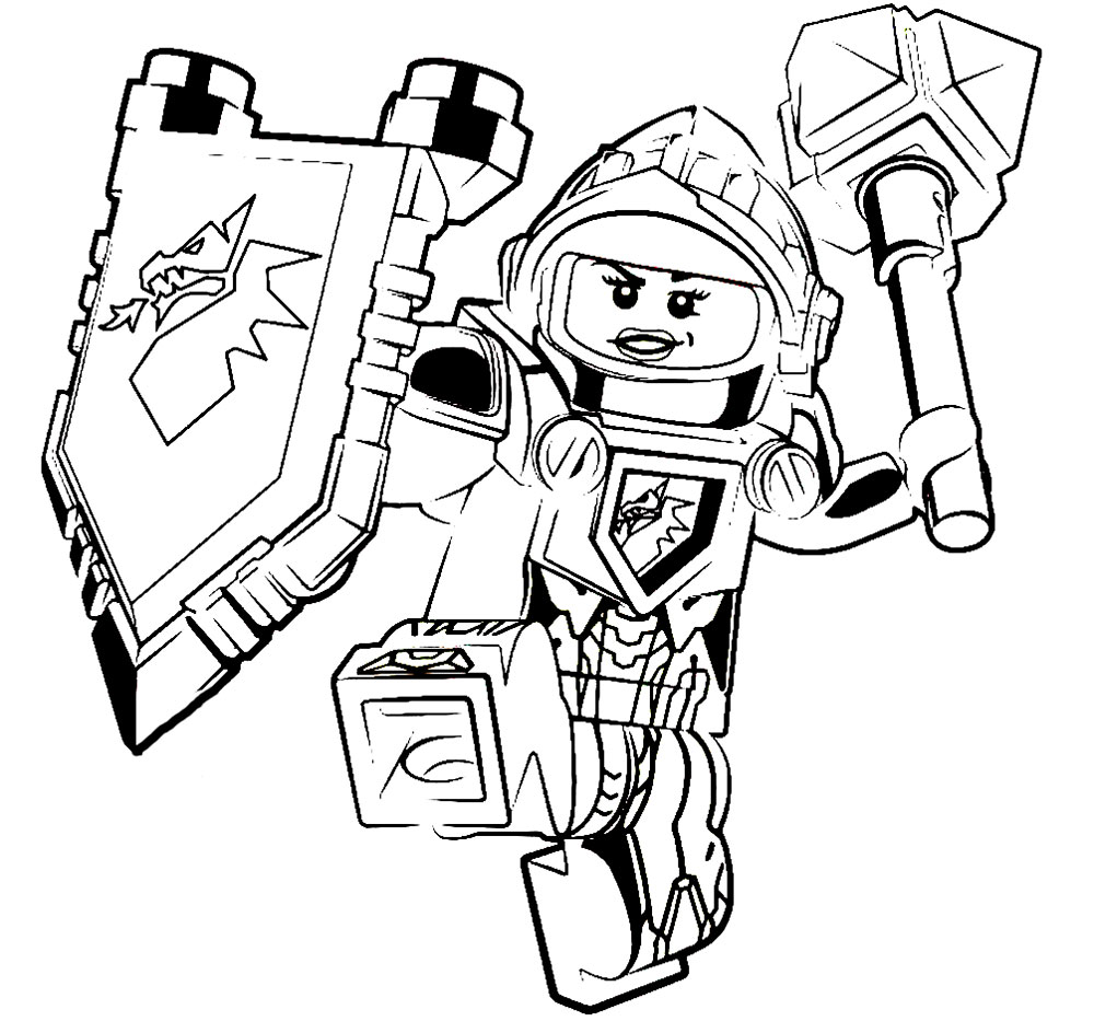 lego nexo knights coloring pages 12