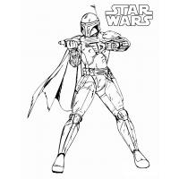 Boba Fett Coloring Pages