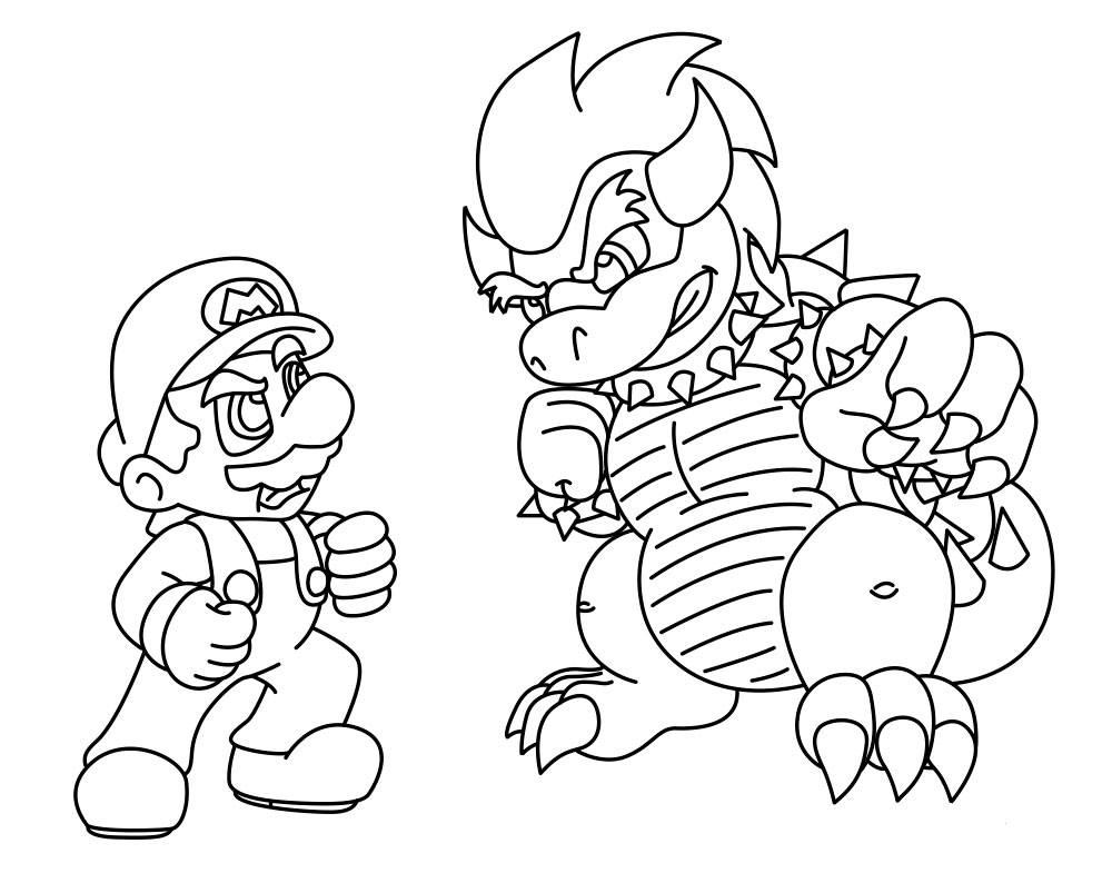 33 Super Mario Coloring Pages Pictures
