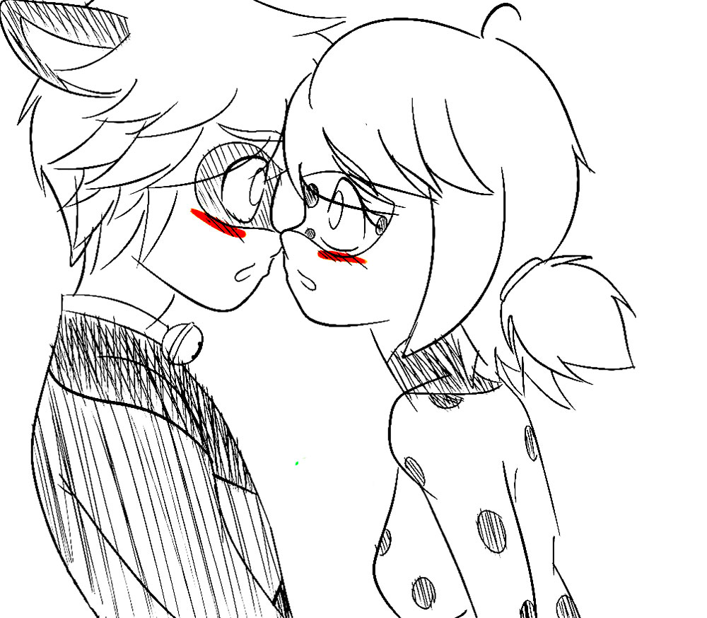 Ladybug And Cat Noir Coloring Pages
