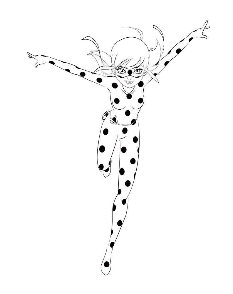 Ladybug And Cat Noir Coloring Pages