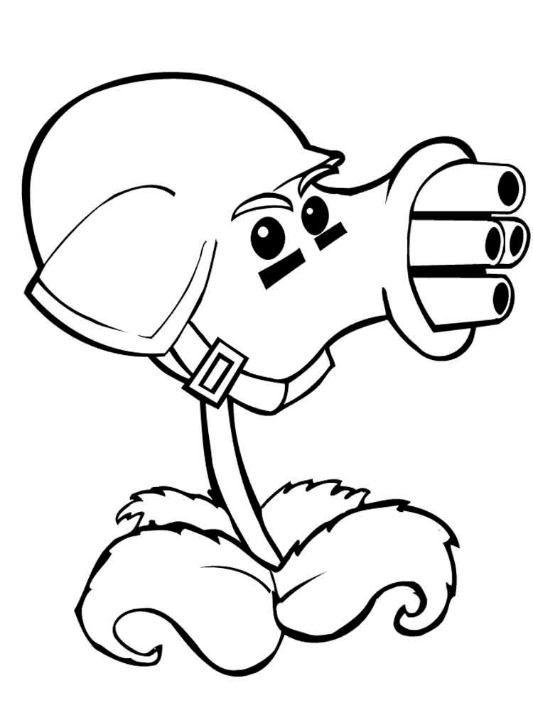 Plants vs zombies coloring pages