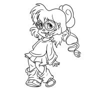 Alvin and the chipmunks coloring pages