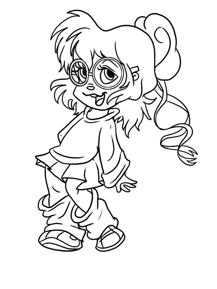 Download Alvin and the chipmunks coloring pages