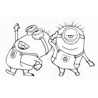 Minion coloring pages