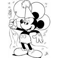 Mickey and Minnie mouse coloring pages