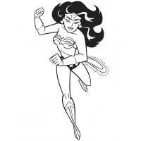 Wonder woman coloring pages
