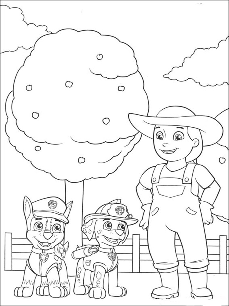 Download Paw patrol coloring pages