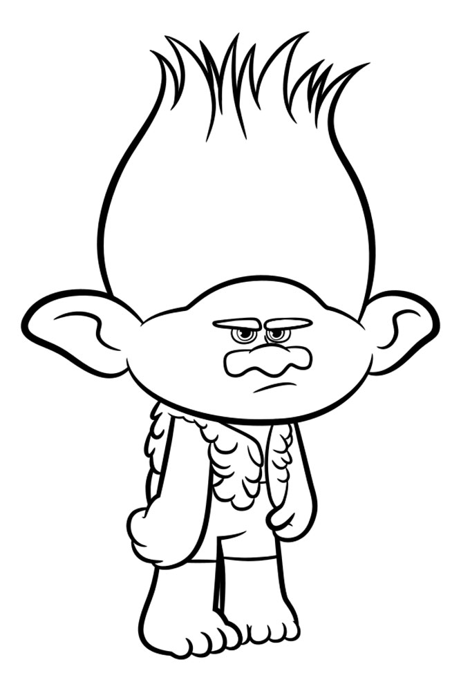 Download Troll Coloring Pages Cute Coloring Pages