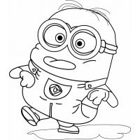 Vampire minion coloring pages