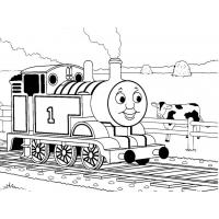 Thomas the tank engine coloring pages