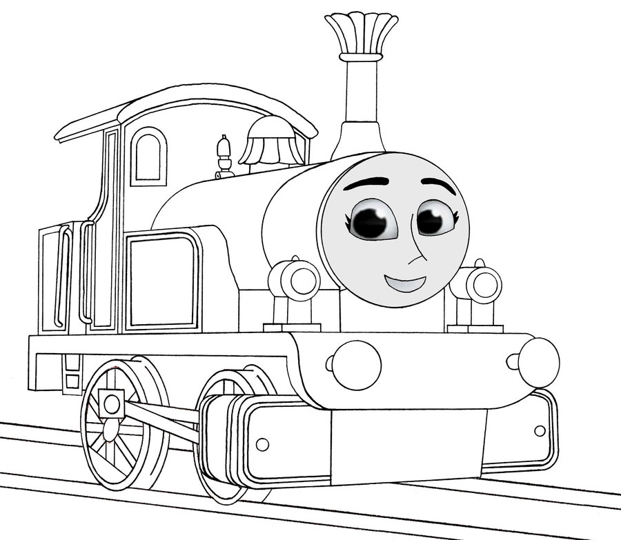 Thomas The Tank Engine Coloring Pages