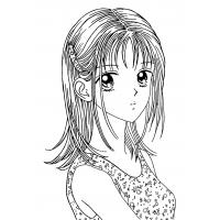 Manga coloring pages