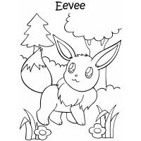 Eevee coloring pages