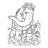 Ice age coloring pages