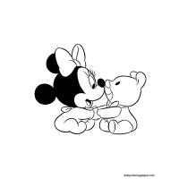 Baby disney coloring pages