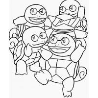 Squirtle coloring pages