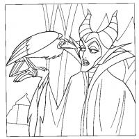 Maleficent coloring pages
