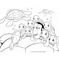 Crush and squirt coloring pages