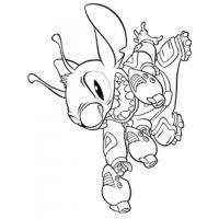 Stitch coloring pages