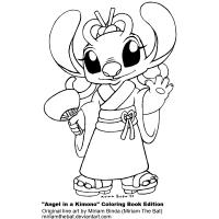 Stitch coloring pages