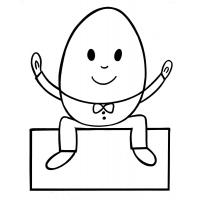 Humpty dumpty coloring pages