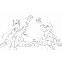 Wild kratts coloring pages