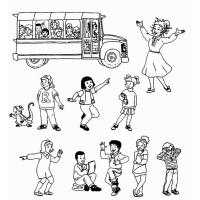 Magic school bus coloring pages