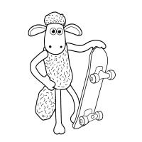 Shaun the Sheep coloring pages