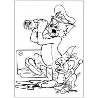 Tom and jerry coloring pages