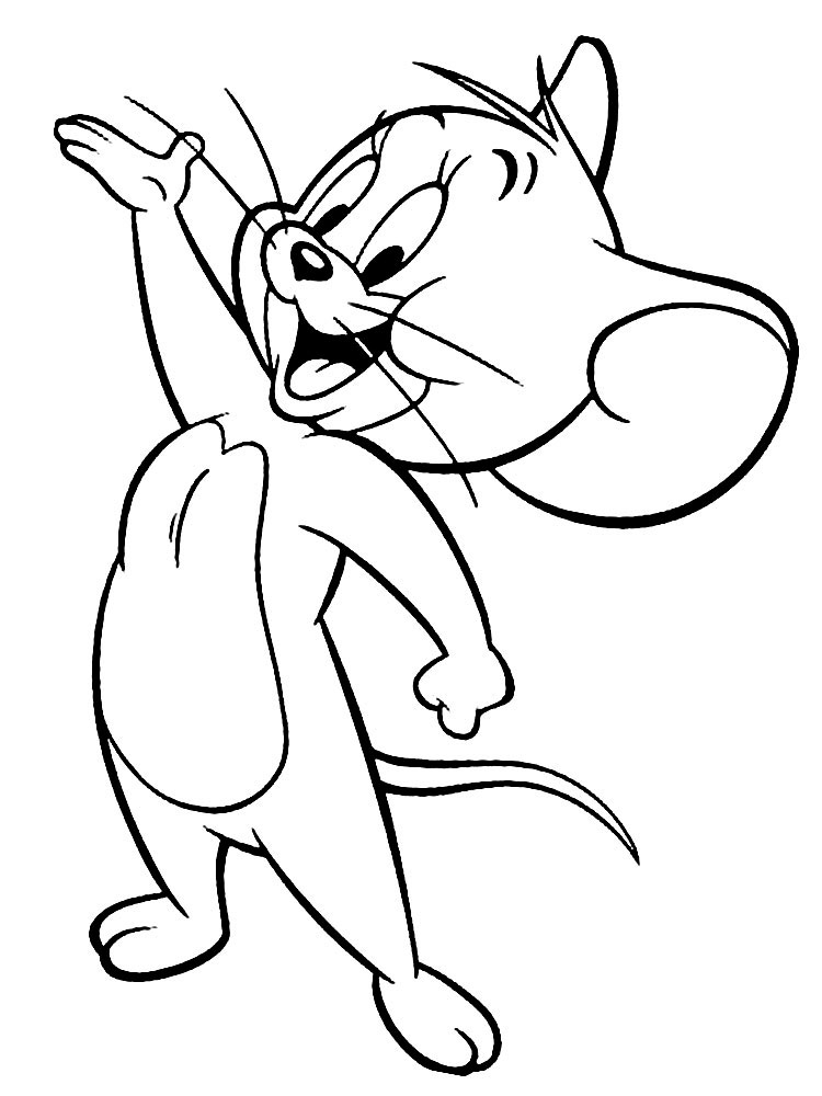 Tom And Jerry Coloring Pages Printable