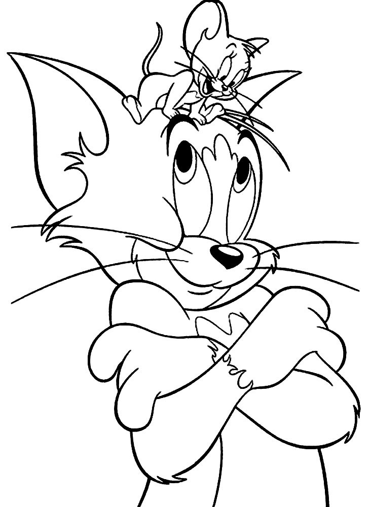 Cute Tom And Jerry Coloring Pages Coloring Pages