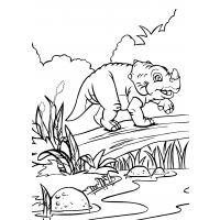 Land before time coloring pages