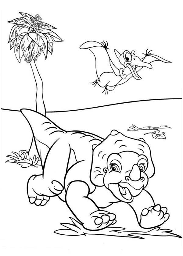 Download Land before time coloring pages