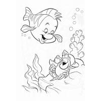 Flounder coloring pages
